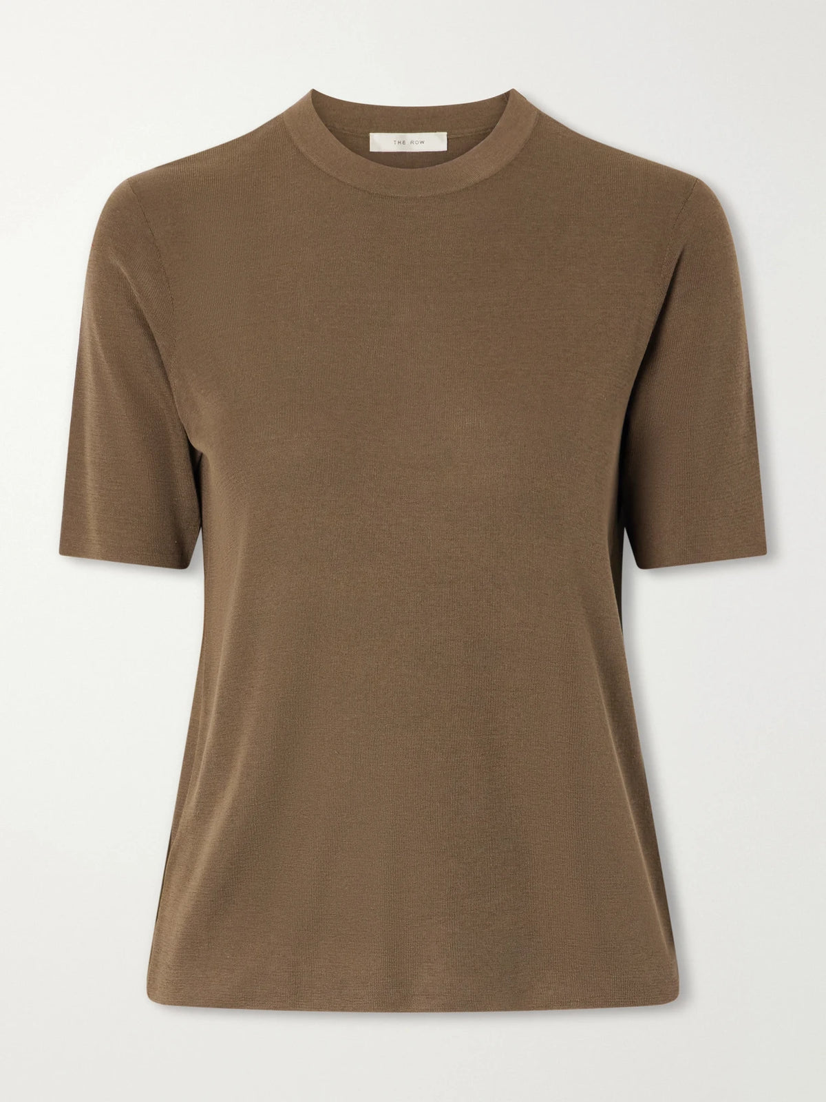 The Row Ozzi Silk-blend T-shirt