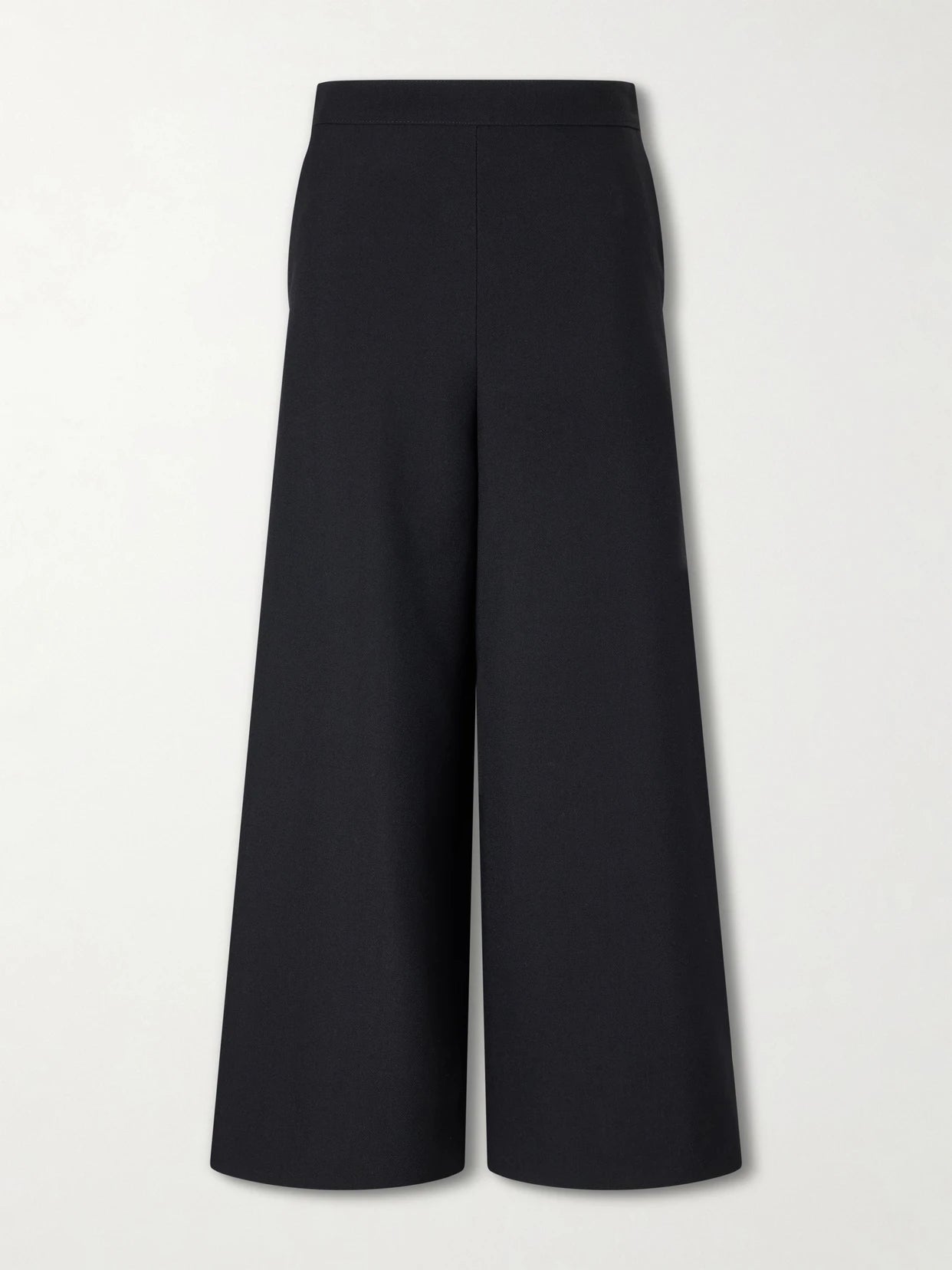 Wide-leg Wool Crepe Pants
