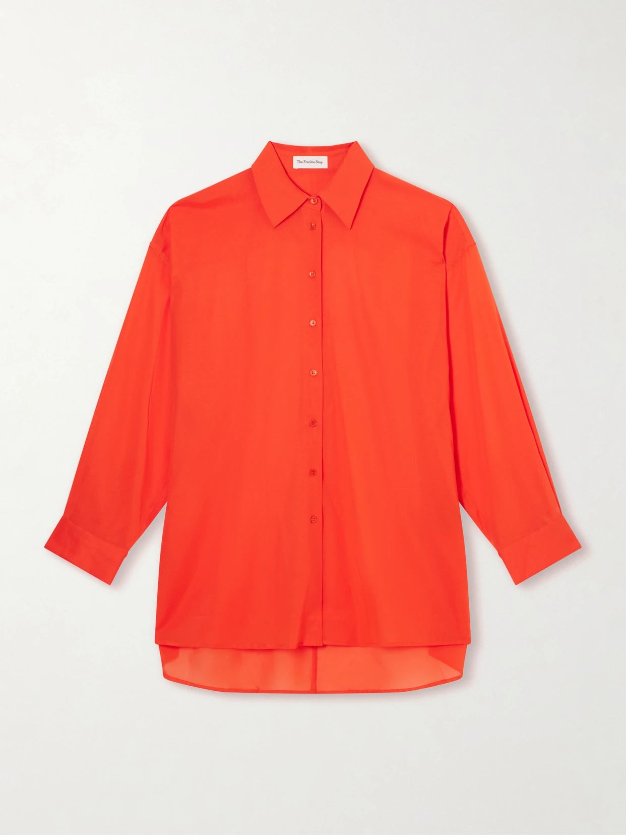 Melia Open-back Cotton Shirt