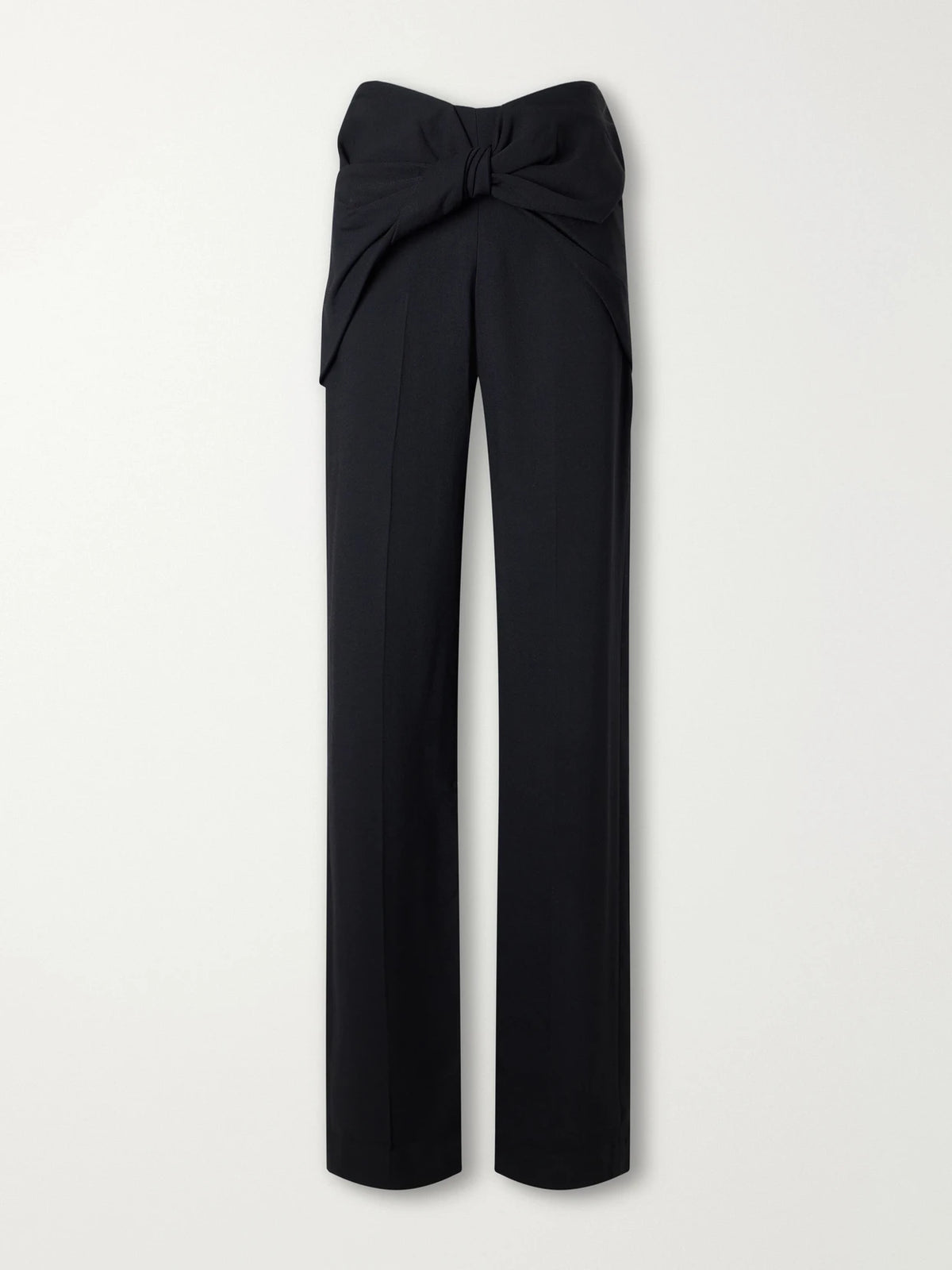 TOVE Sonora Knot-detailed Crepe Straight-leg Pants