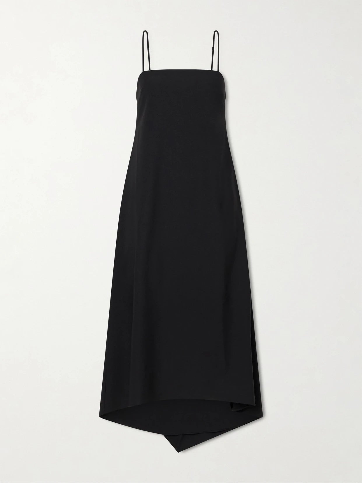 Drape Back Recycled Satin Midi Dress