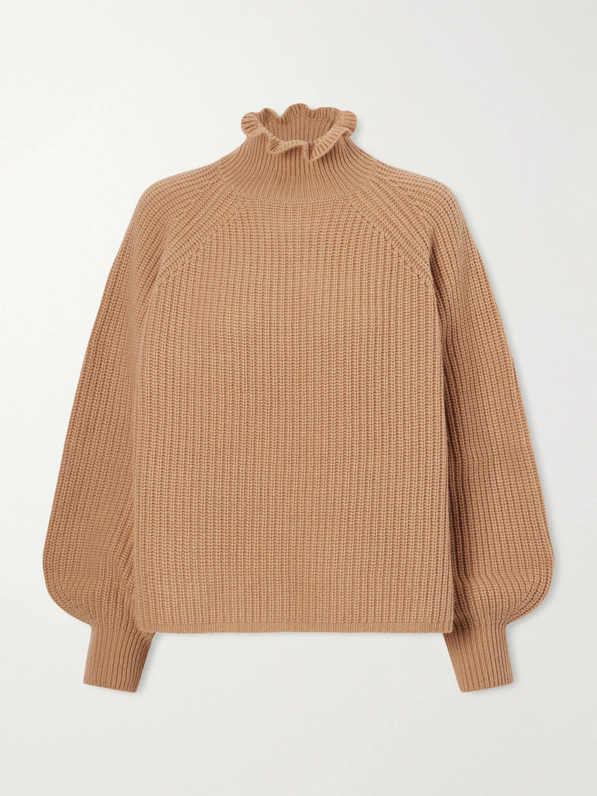 Max Mara Pontile Ribbed Wool And Cashmere-blend Turtleneck Sweater