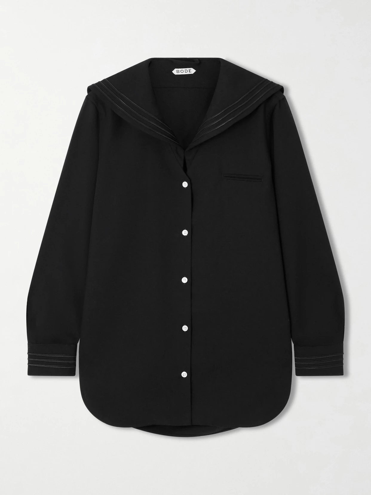 Astor Wool-crepe Blouse