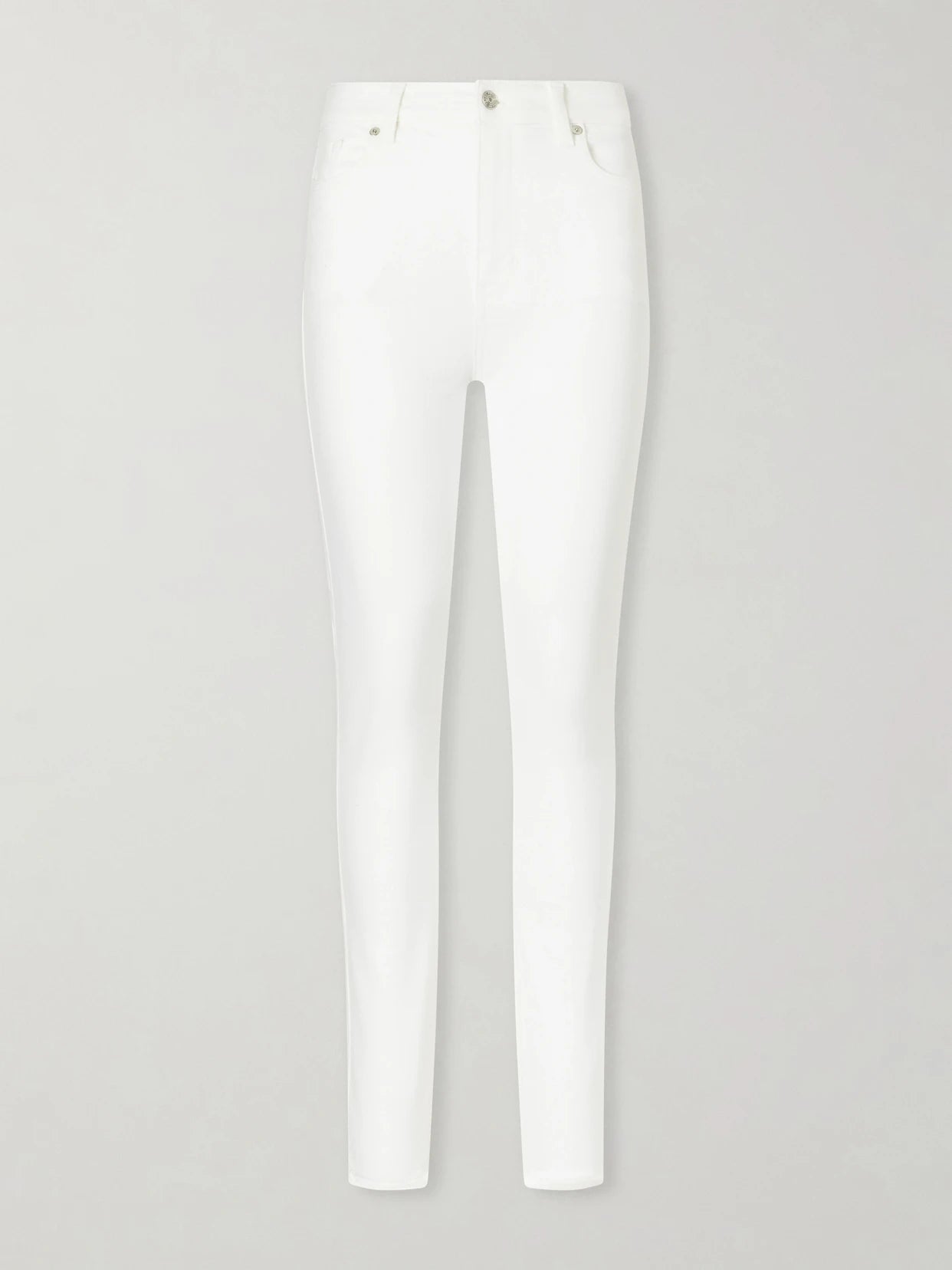 High Rise Skinny High-rise Skinny-leg Cotton-blend Jeans