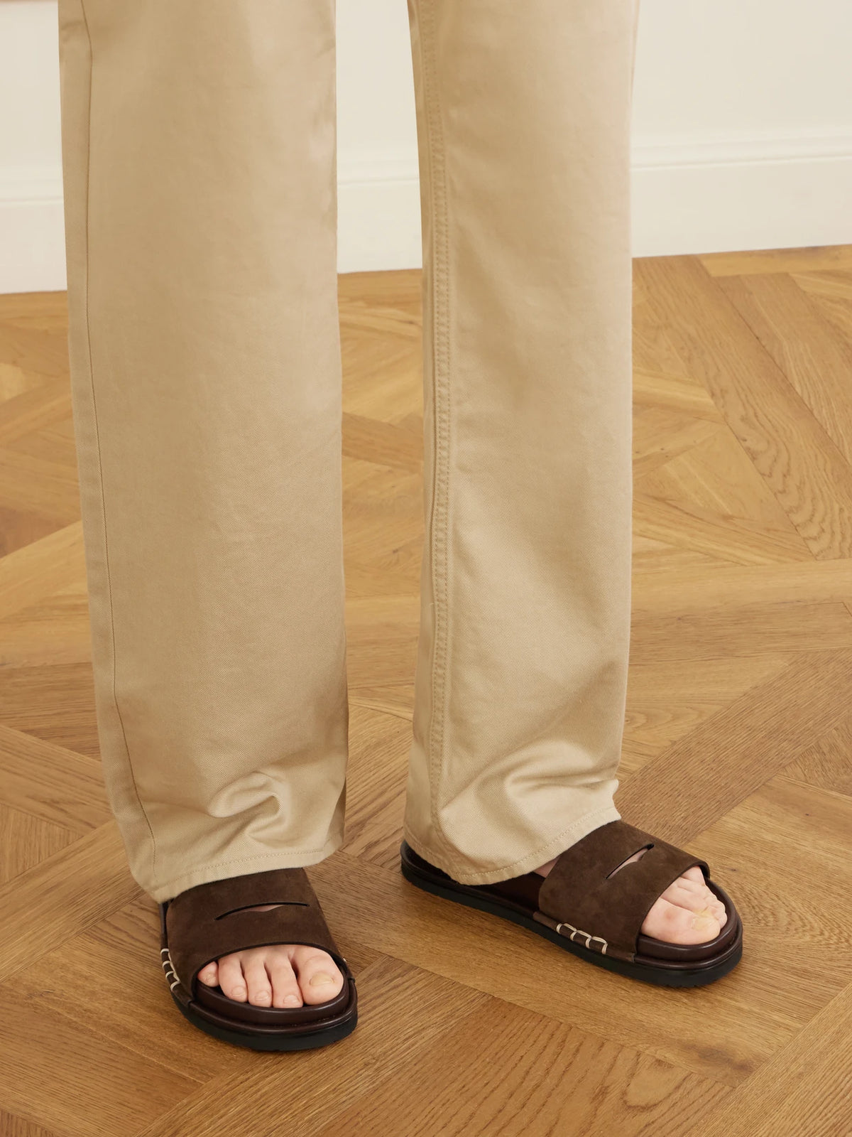 Fussbett Suede Slides