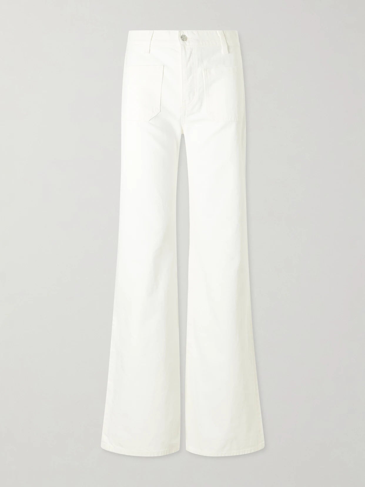 Florence High-rise Distressed Flared Jeans