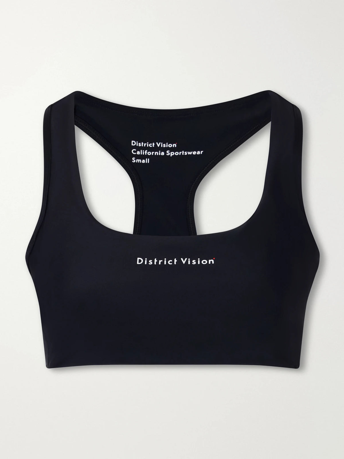 District Vision Logo-appliquéd Jersey Medium Support Sports Bra