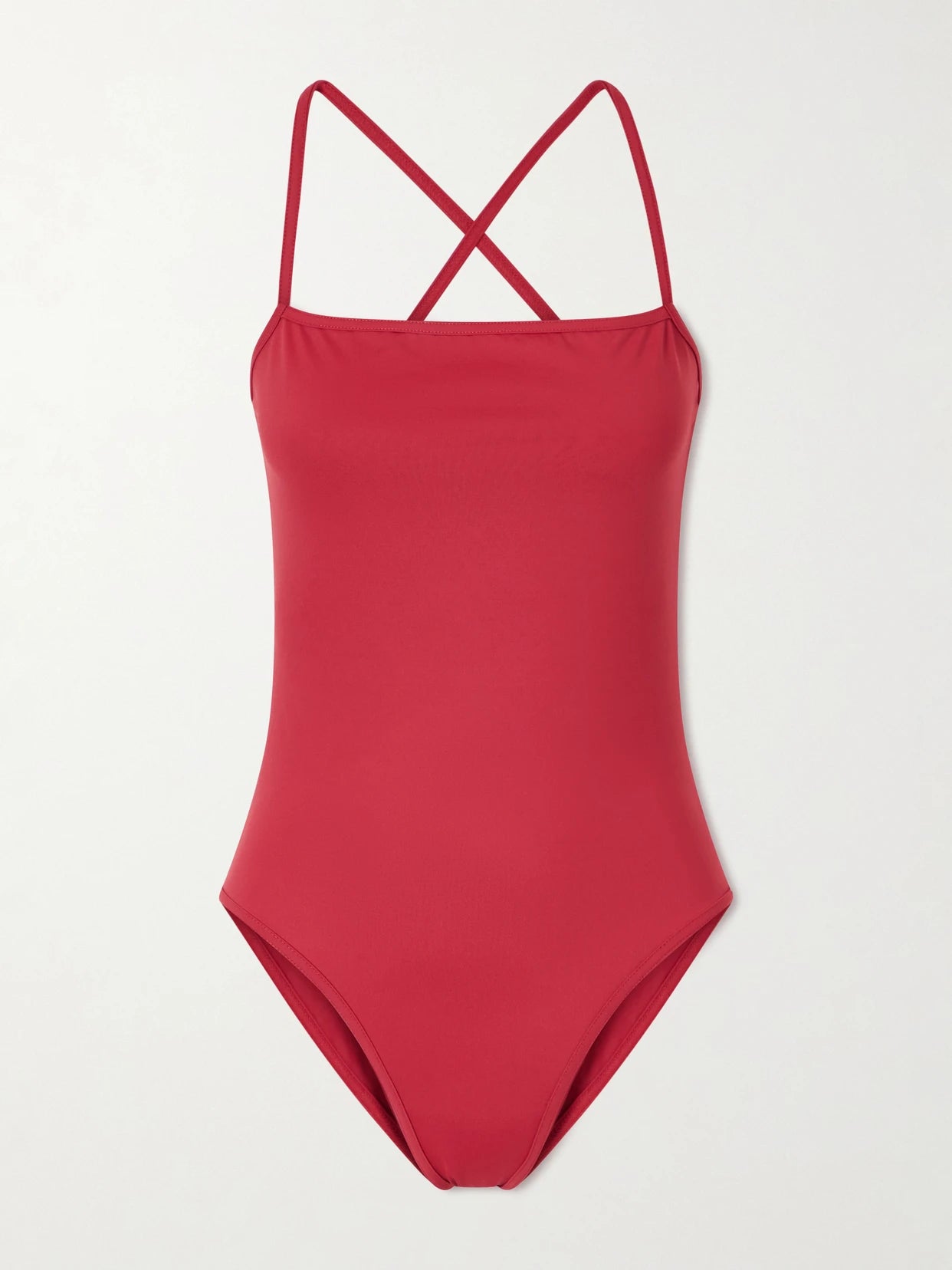 Image of Swimwear. Product name - Itak Stretch One-piece in Red colour by brand - Loulou de Saison