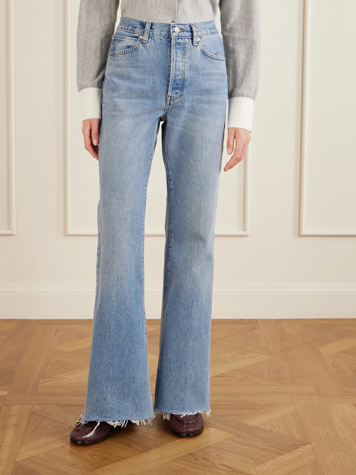 High Rise Flare High-rise Flared Jeans