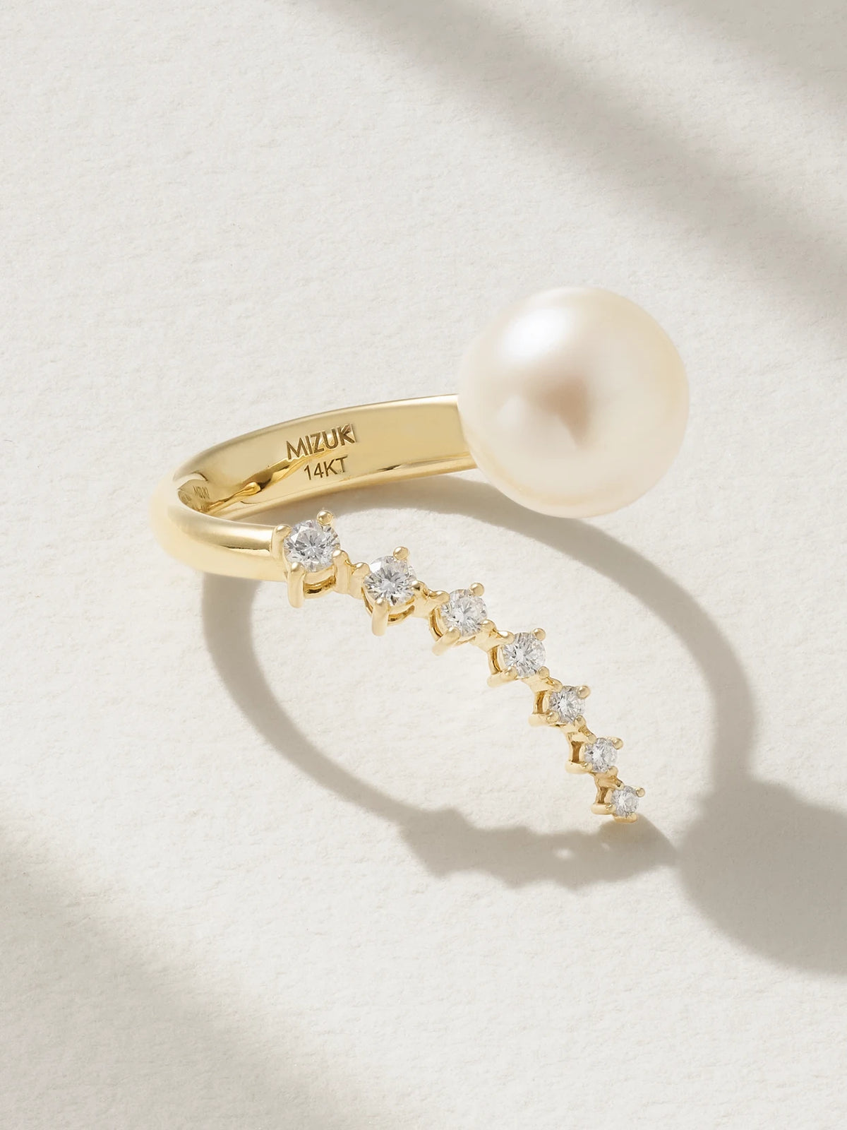 14-karat Gold, Pearl And Diamond Ring