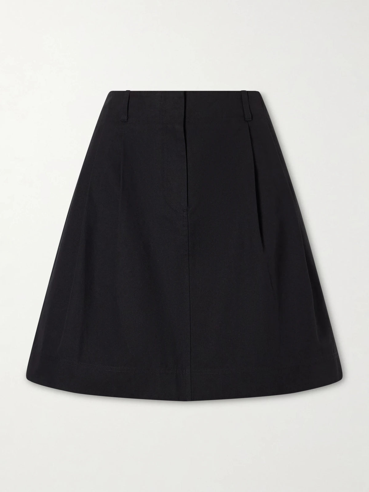 Cotton And Lyocell-blend Mini Skirt