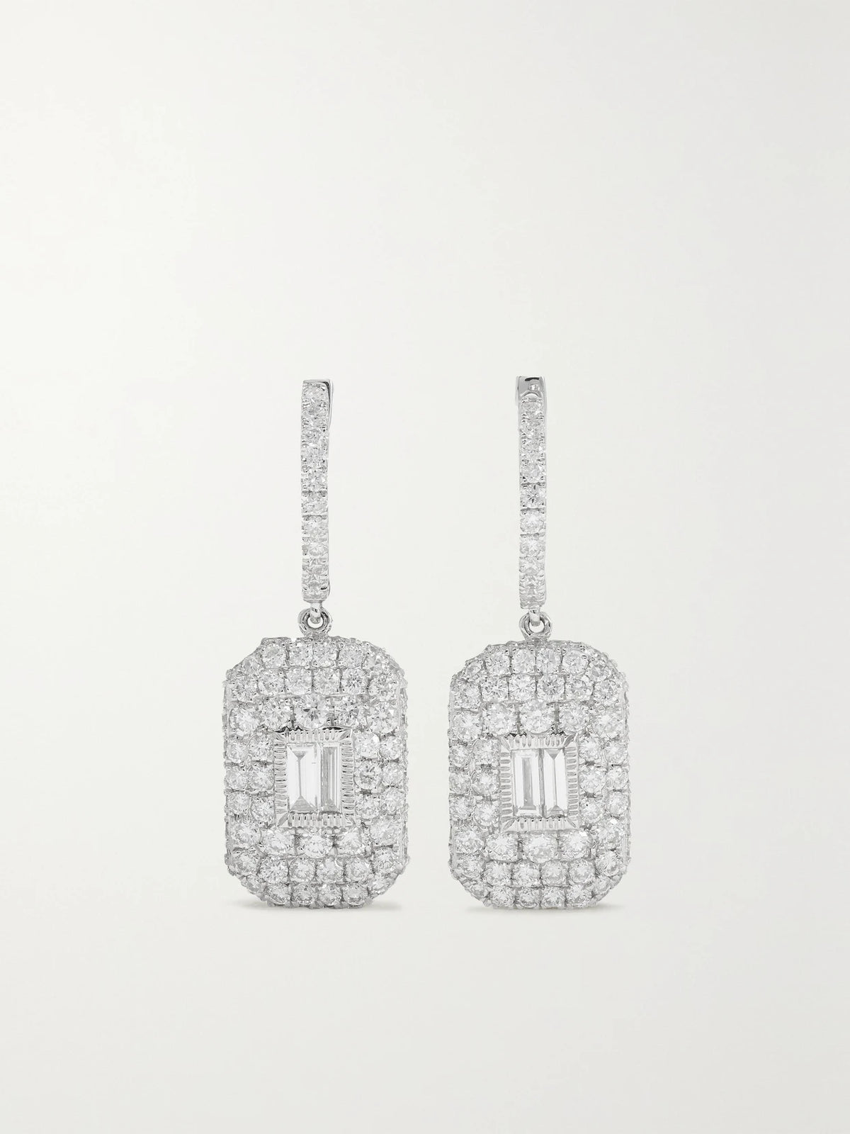 SHAY 18-karat White Gold Diamond Earrings