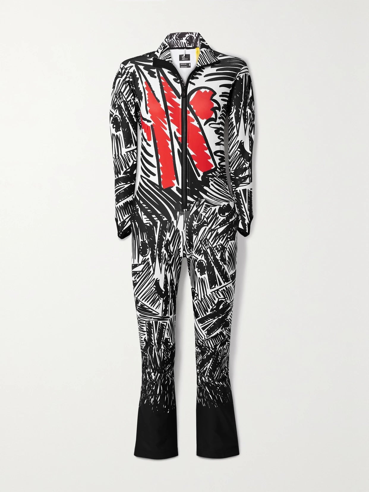 + 3 Moncler Grenoble Tuta Printed Ski Suit