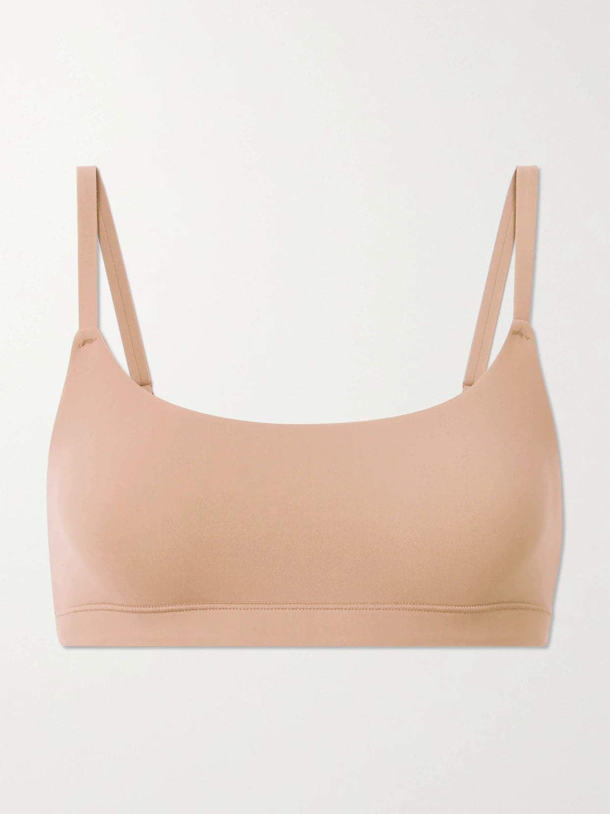 Fits Everybody Scoop Neck Bralette - Clay