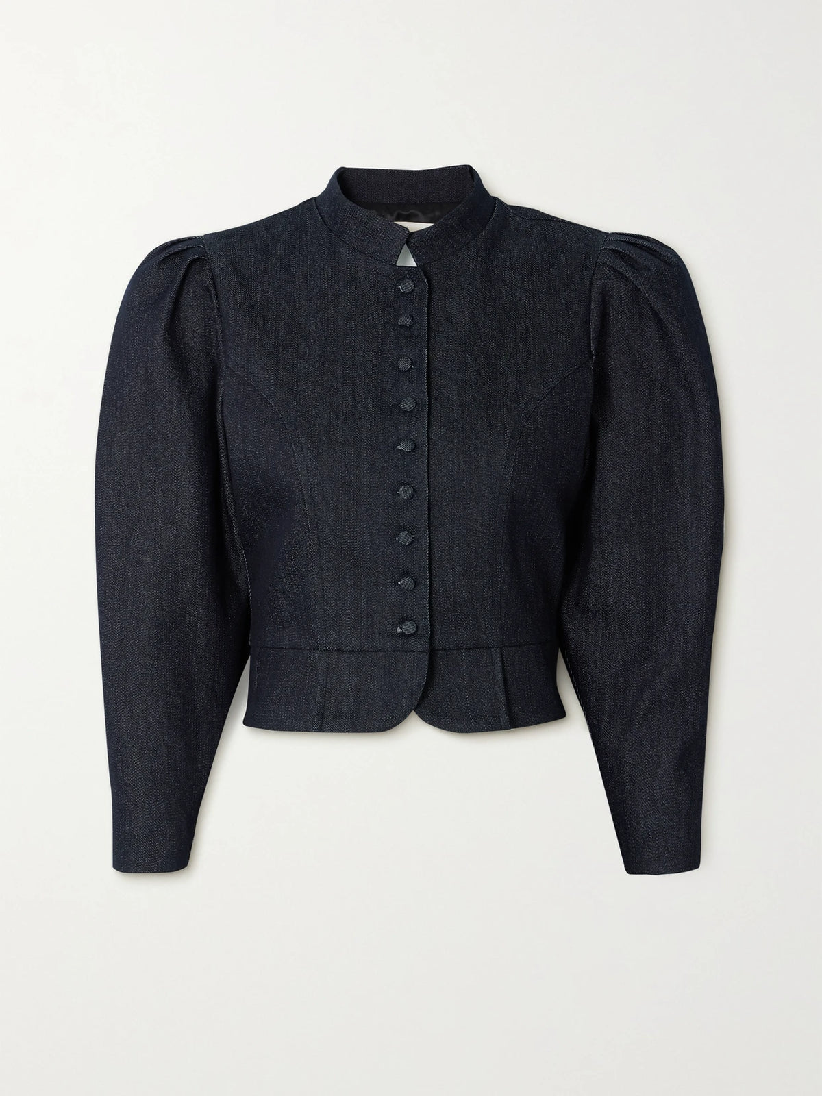 Amoako Denim Peplum Jacket