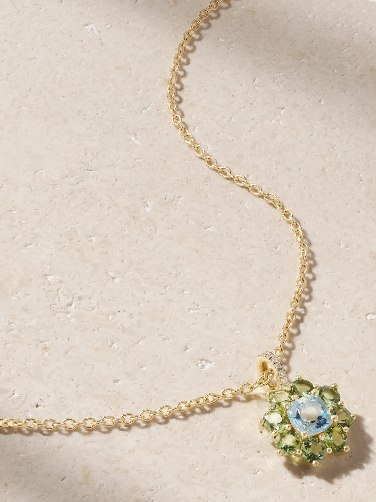 18-karat Gold Multi-stone Necklace