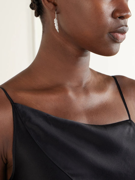 Image of Earrings. Product name - Mimmu Silver Earrings in Multi colour by brand - Ann Demeulemeester