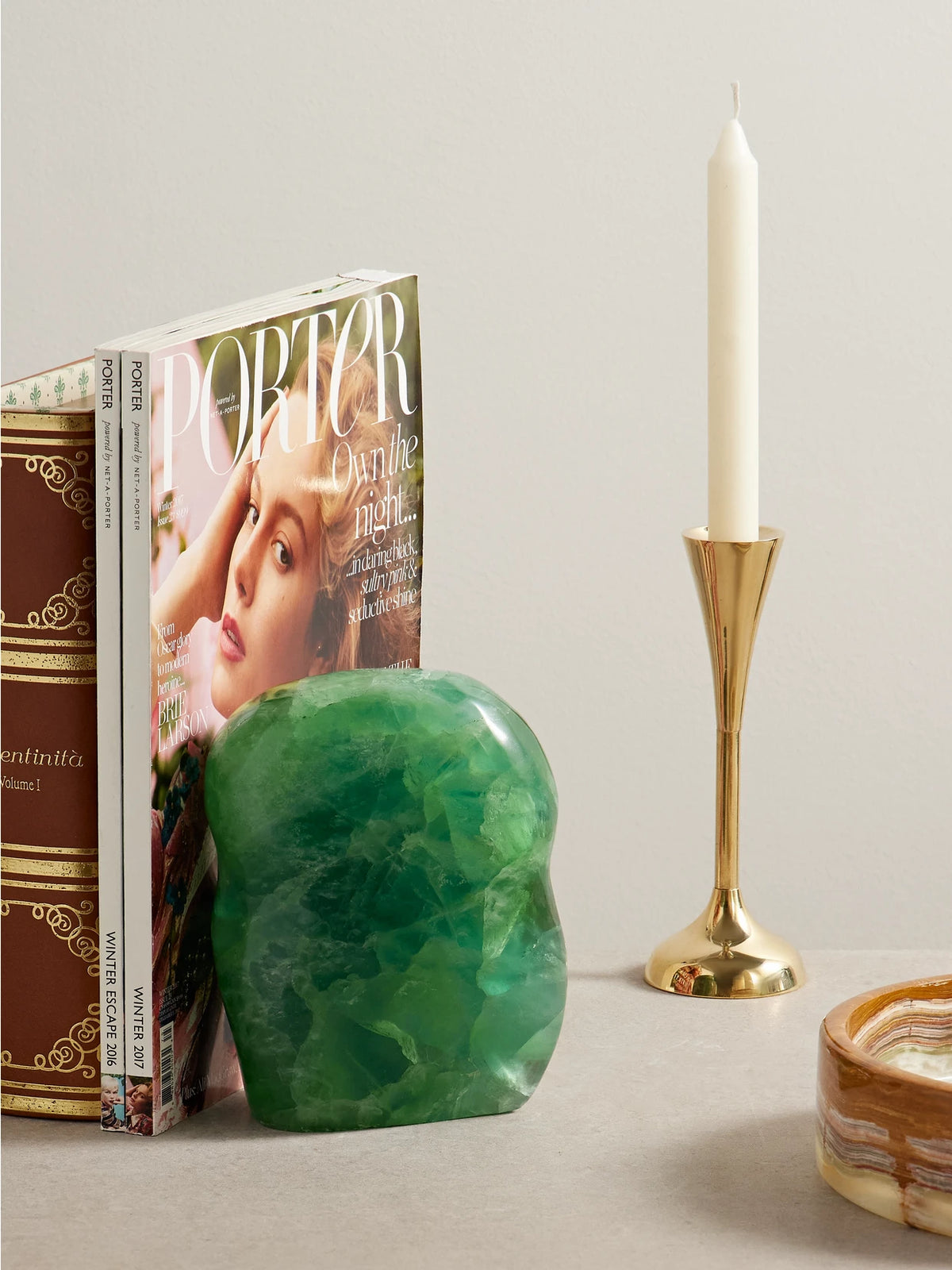 Image of Decor. Product name - Large Fluorite Dome in Green colour by brand - Jia Jia Home