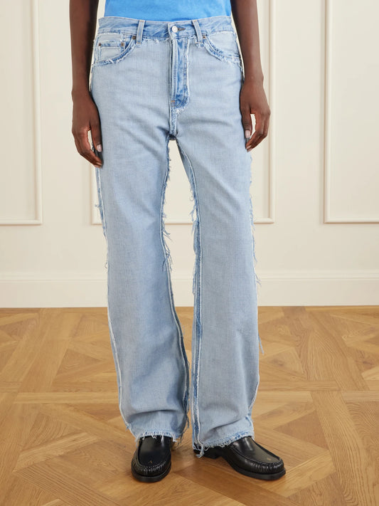 Acne Studios Pazer Mini Skeleton Straight-leg Jeans