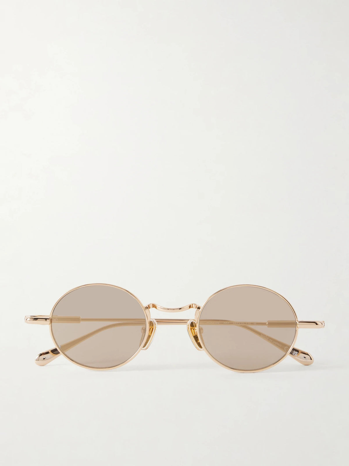 Chloé Round-frame Gold-tone Metal Sunglasses