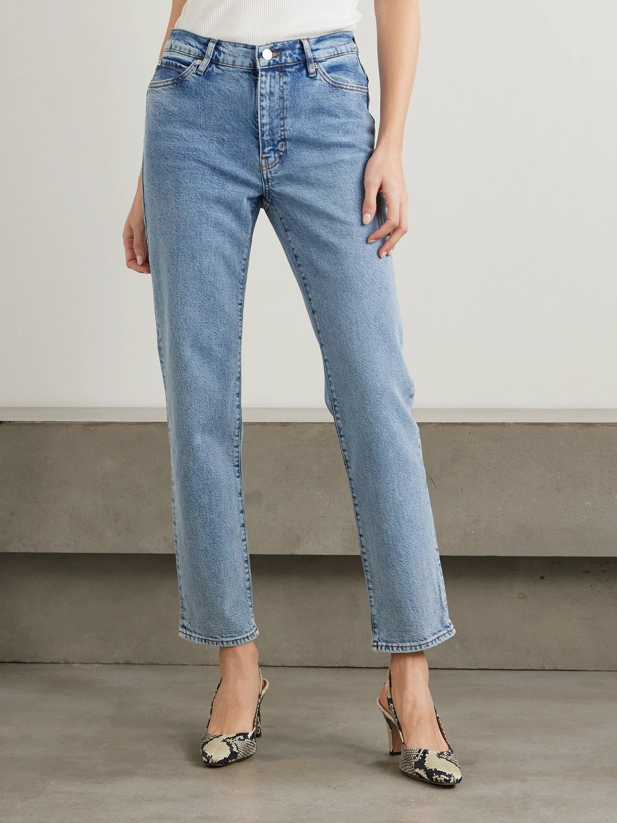 The Borrowed High-rise Slim-leg Jeans