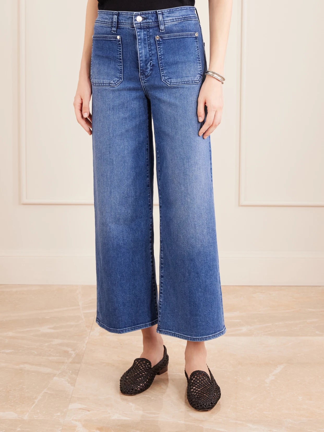High Rise Wide High-rise Wide-leg Jeans