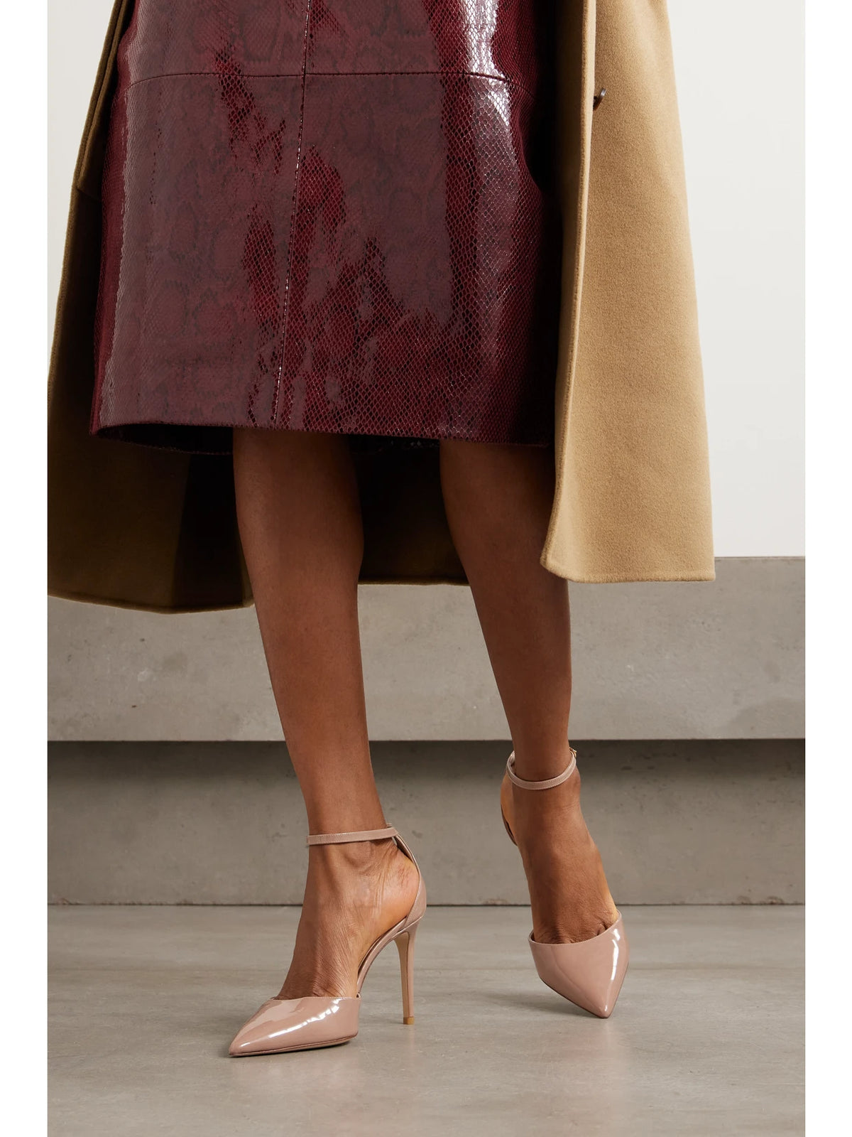 Stuart Power Strap Patent-leather Pumps