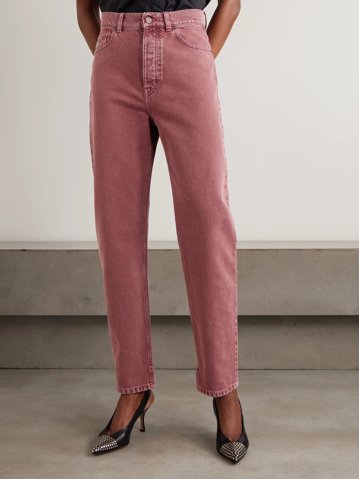 Organic Mid-rise Tapered Jeans