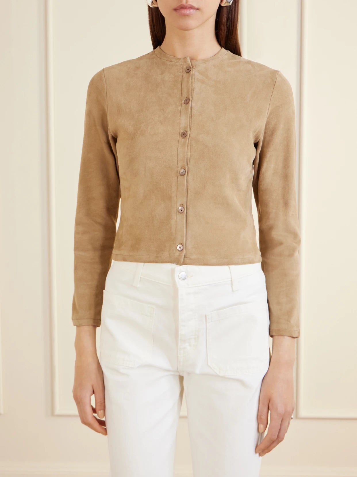 Astrid Suede Cardigan
