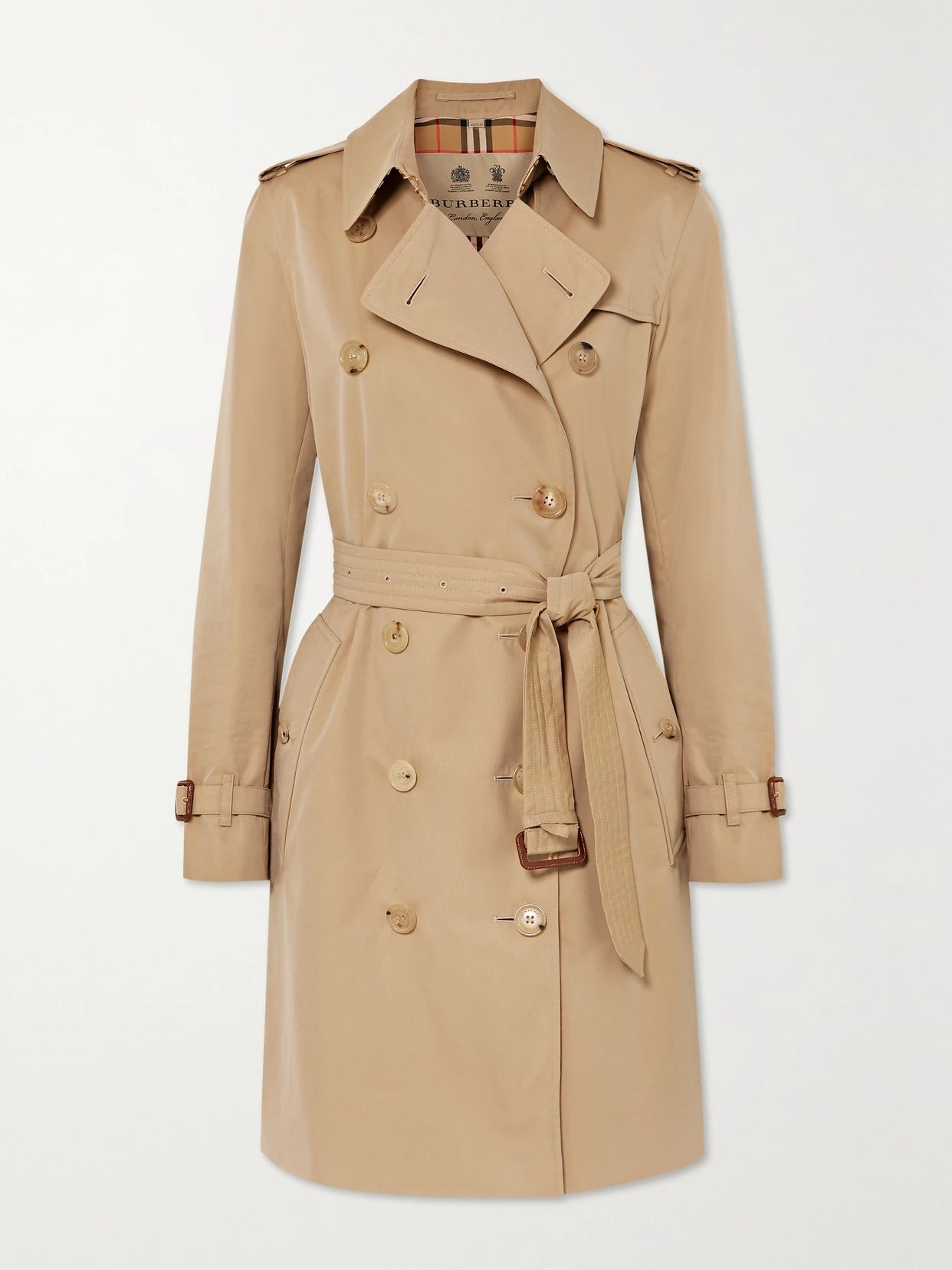 Kensington Organic Cotton-gabardine Trench Coat