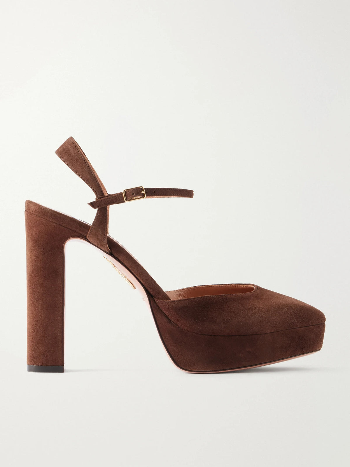 Amira 110 Suede Platform Pumps