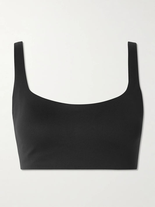 + Nike Scoop Neck Bra - Obsidian