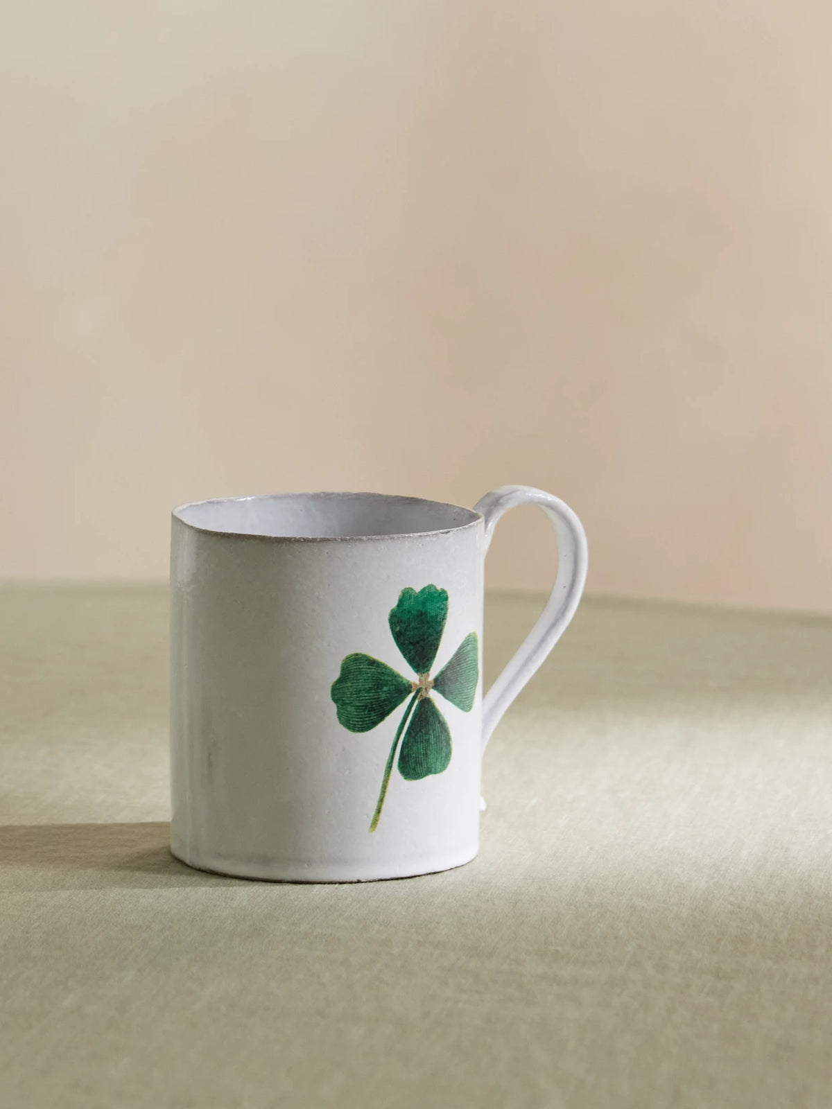 + John Derian Clover Glazed Ceramic Mug