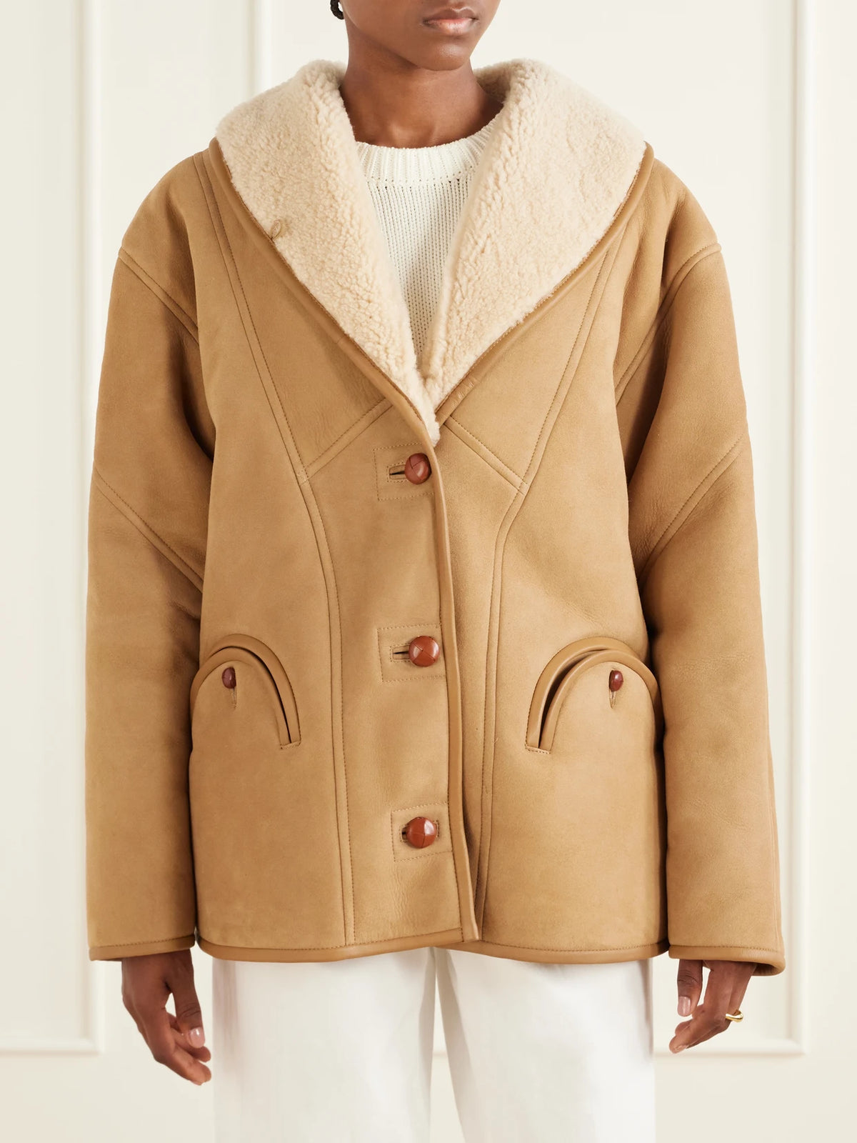 BLAZÉ Milano Tatoosh Shearling Jacket