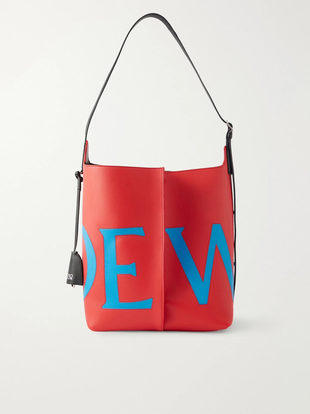 Bilbao Large Pleated Printed Leather Shoulder Bag