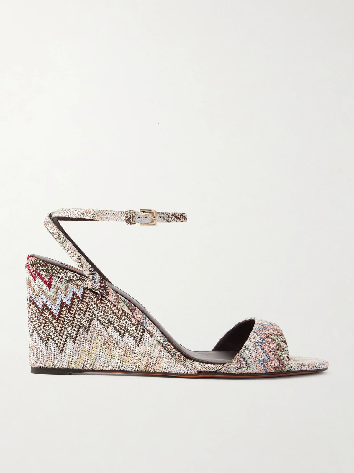 Julie Striped Woven Sandals