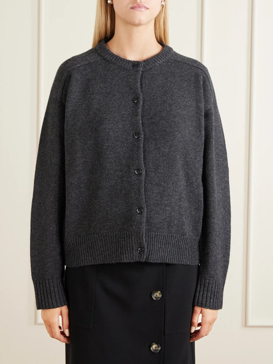 Loulou de Saison Aidar Merino Wool And Cashmere-blend Cardigan