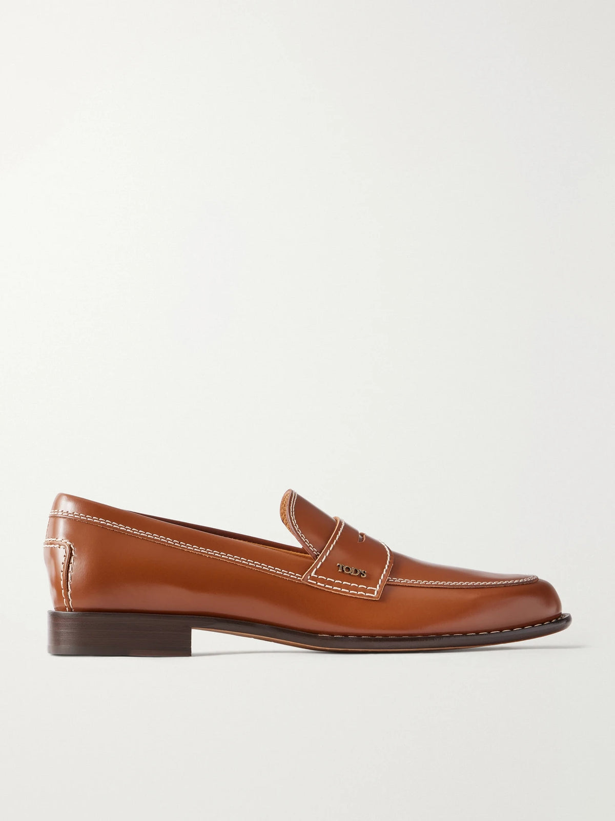 Tod's Logo-embellished Leather Loafers