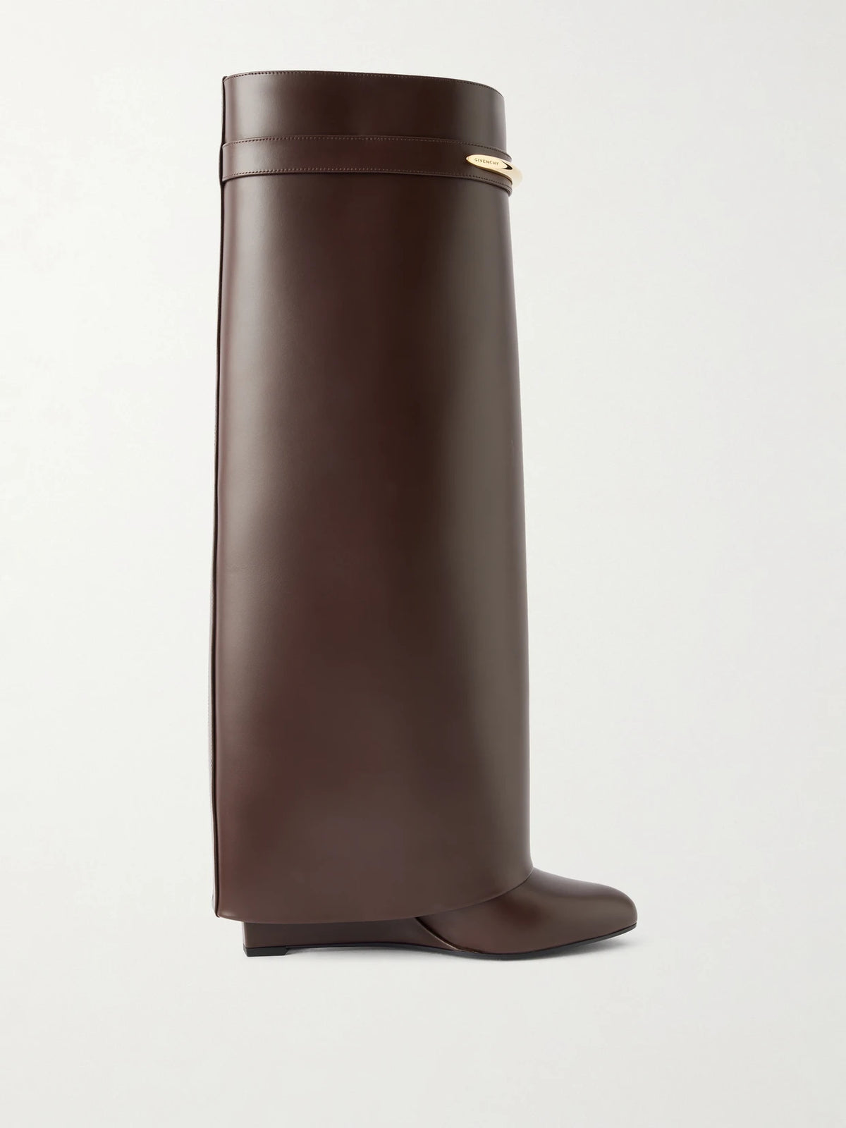 Shark Leather Knee Boots
