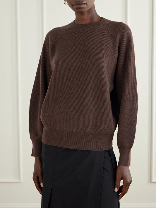 Brunello Cucinelli Ribbed Cashmere Sweater