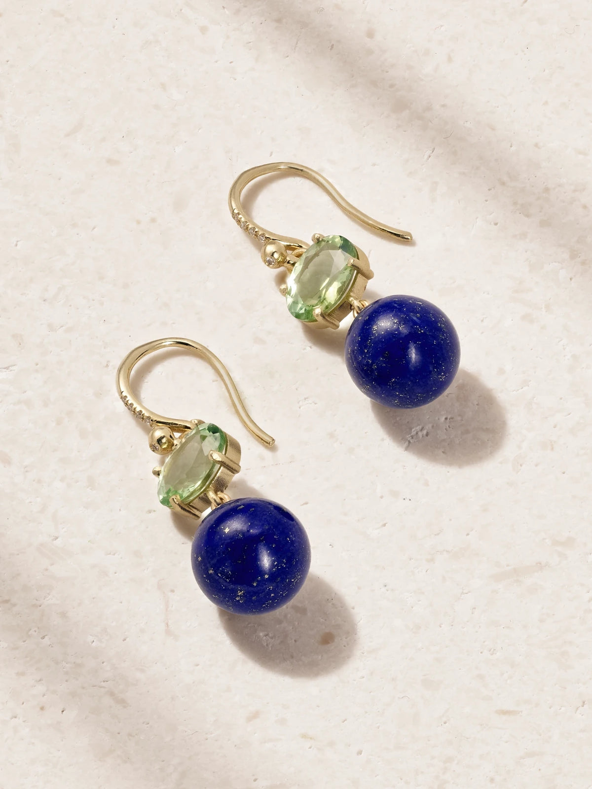 Gumball 18-karat Gold Multi-stone Earrings