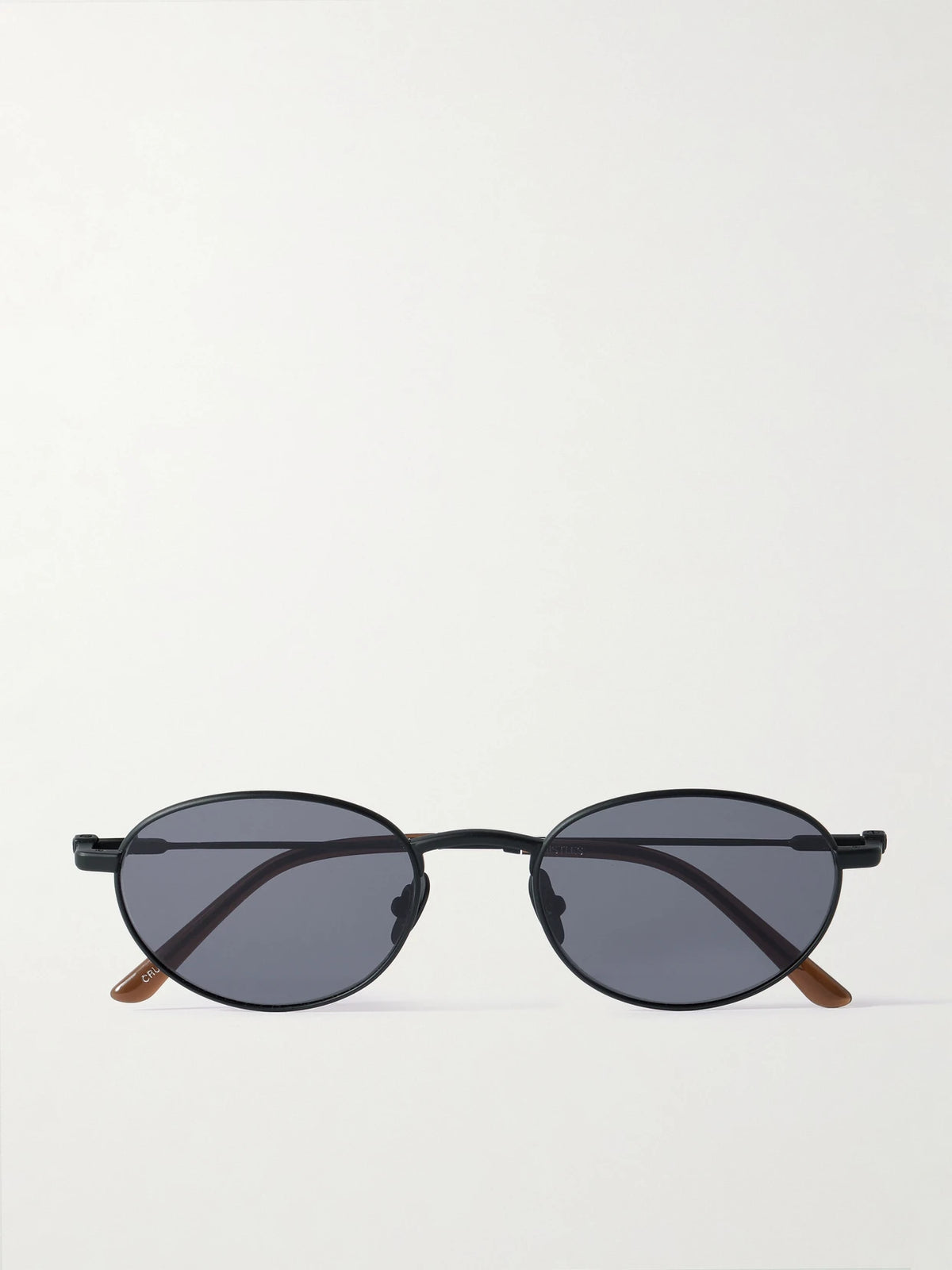 The Cruz Oval-frame Metal Sunglasses