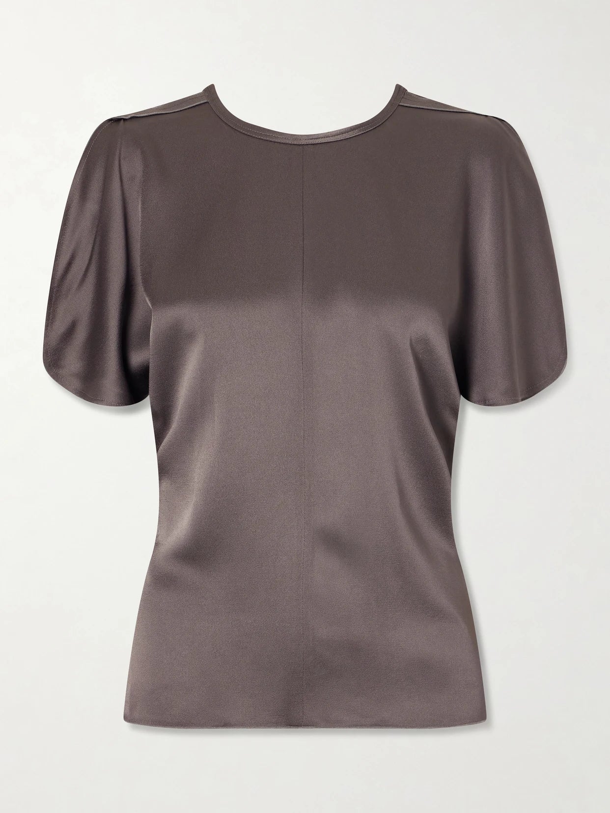 Bela Draped Satin Blouse