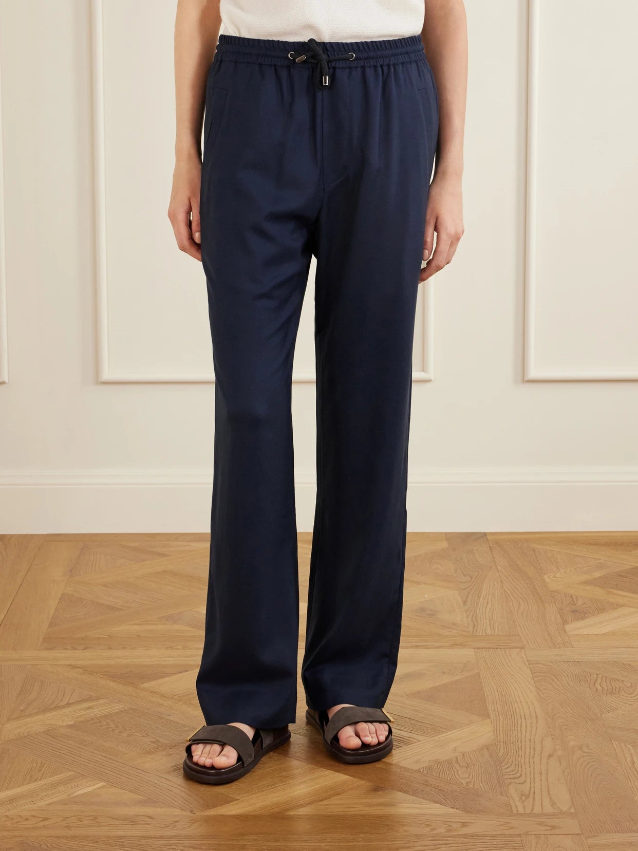 Soul Cashmere Straight-leg Pants