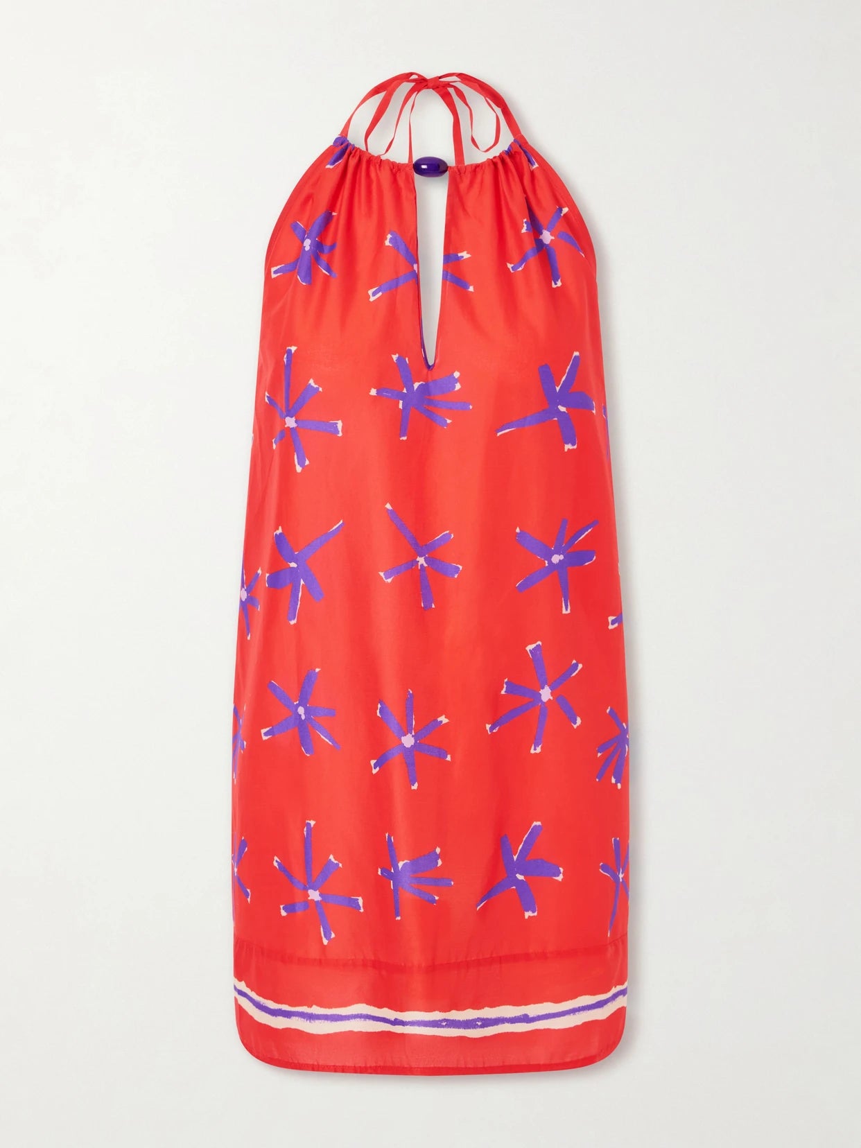 Dani Floral-print Cotton Mini Dress