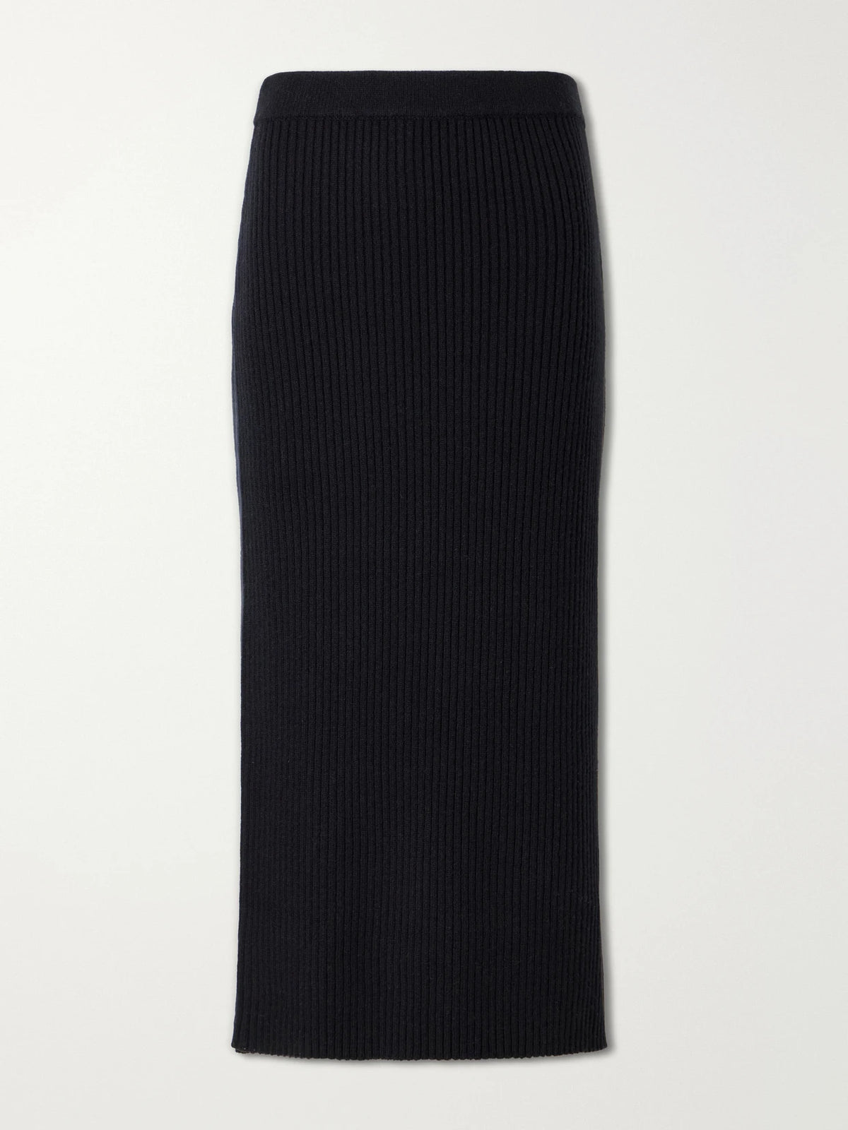 Allude Wool And Cashmere-blend Midi Skirt