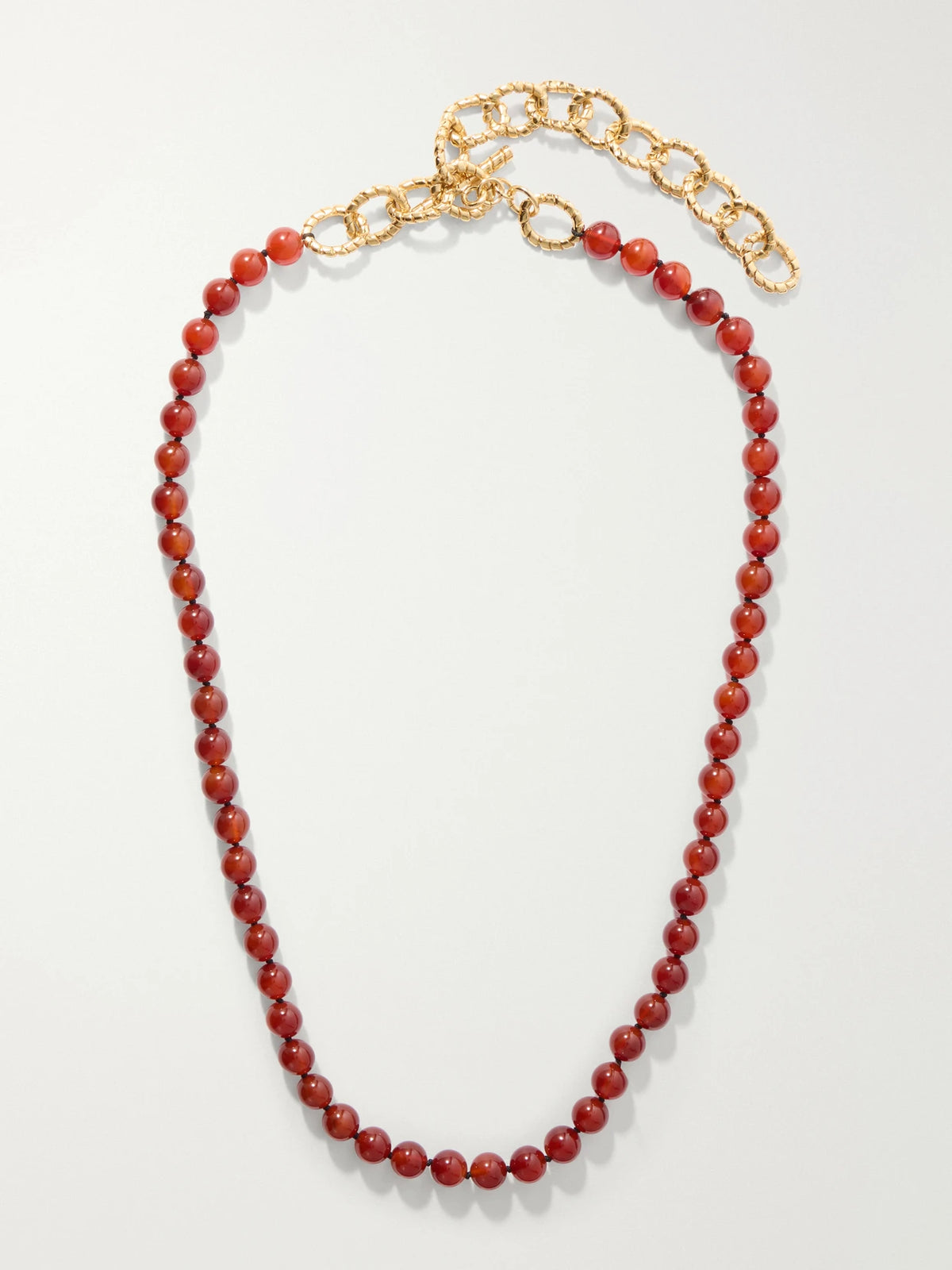 Paola Sighinolfi Grace Gold-plated Carnelian Necklace