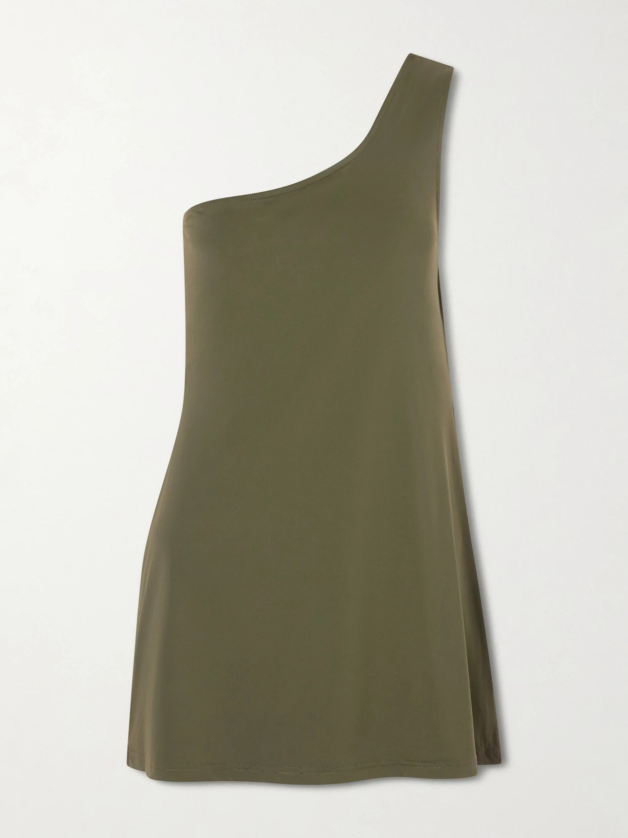 Rho One-shoulder Stretch-jersey Swim Dress