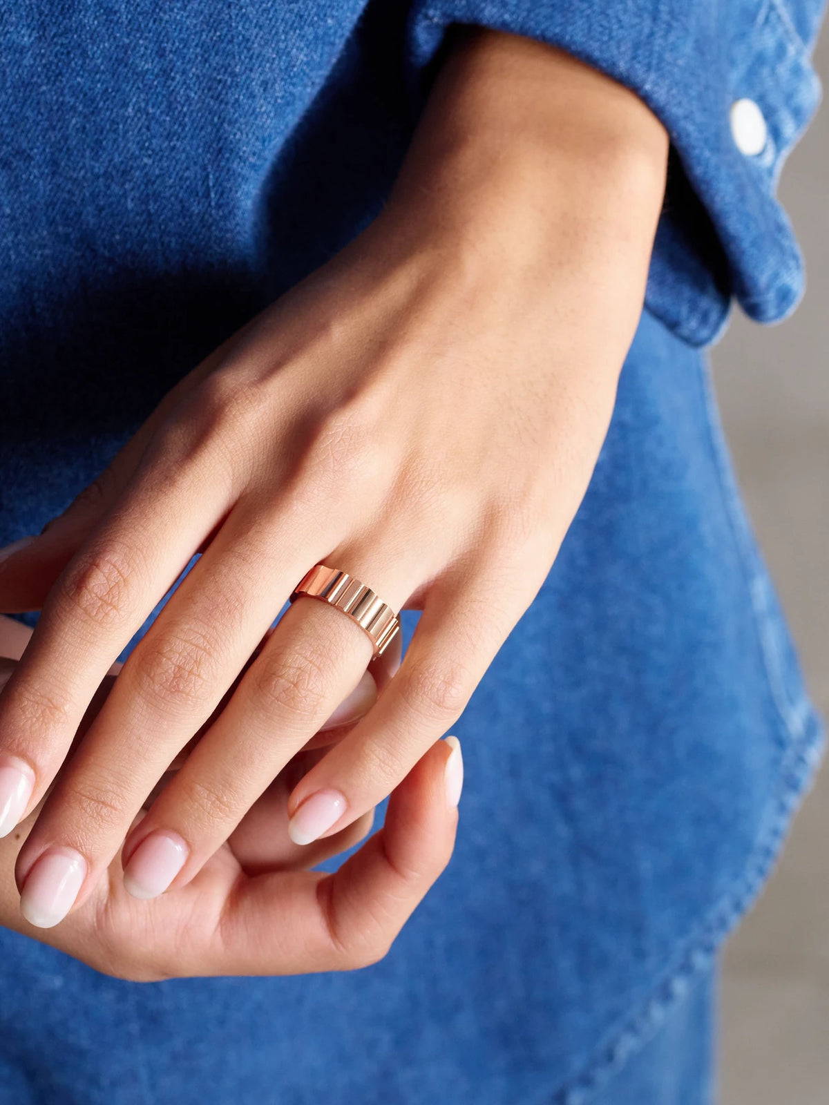 Image of Rings. Product name - Rvl 18-karat Rose Gold Diamond Ring in Multi colour by brand - De Beers London