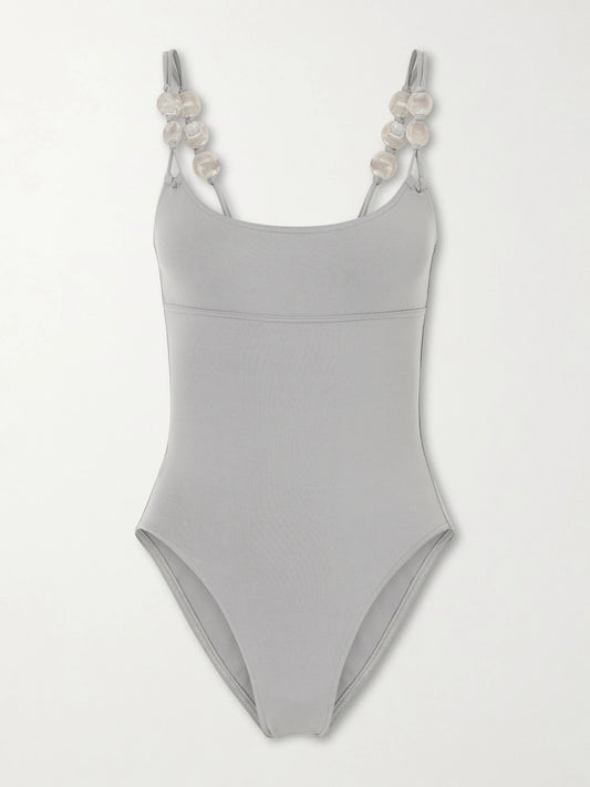 Lynda Bead-embellished Swimsuit
